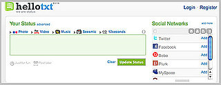 Update All of Your Social Networking Sites With HelloTxt