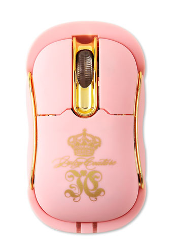 Juicy Couture Mouse Is Pink! Gold! Wireless! 