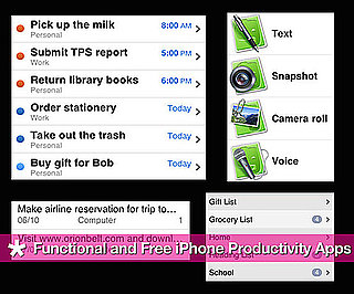 Best iPhone and iPod Productivity Apps