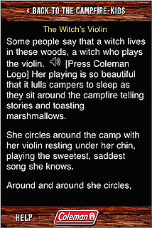 Summer Camping Companion: Campfire Tales iPhone App