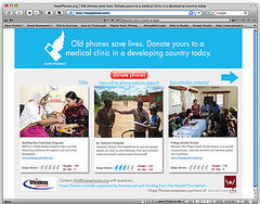 Website Hope Phones Sends Old Cell Phones to Medical Clinics in Developing Countries