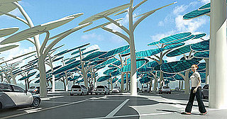Concept Solar Forest Charges Your Electric Cars