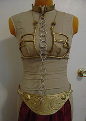 The Princess Leia Gold Bikini Costume From Etsy