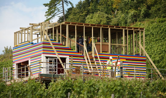 Photos of the House Being Built out of Legos in the UK