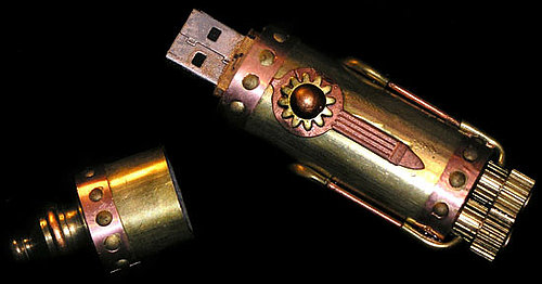 Steampunk 4GB USB Flash Drive Costs $3,000 on Etsy