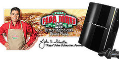 Order Papa John's Pizza Right From Your PS3 Order Papa John's Pizza Right From Your PS3