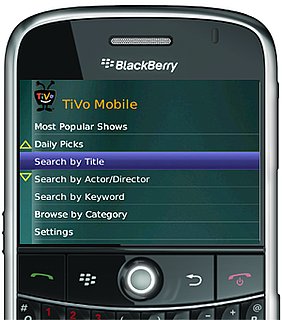 Daily Tech: BlackBerry Announces a TiVo App