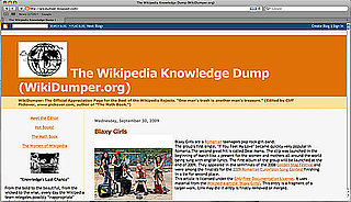 Website of the Day: WikiDumper