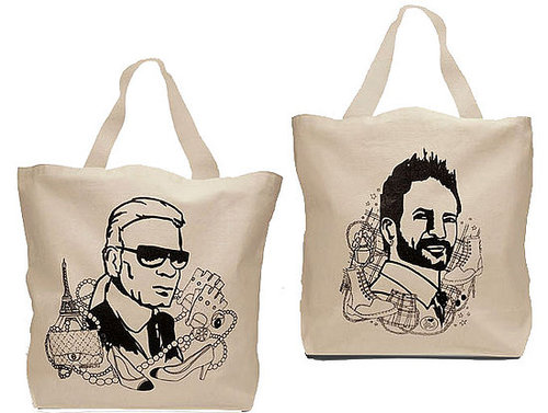 Simply Fab: Karl and Marc Canvas Totes 