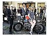 Fashion Quickie: Lara Stone Rides Chanel 