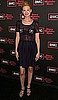 January Jones Attends AMC Party Wearing a Sheer LBD With Bows