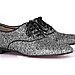 Christian Louboutin Fred Glitter Lace-Up Shoes