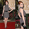 Actress Evan Rachel Wood in Polka-Dot Gucci Dress at Hollywood Foreign Press Association's Annual Luncheon 2009