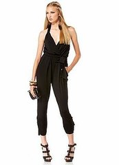 Black Bebe Jumpsuit