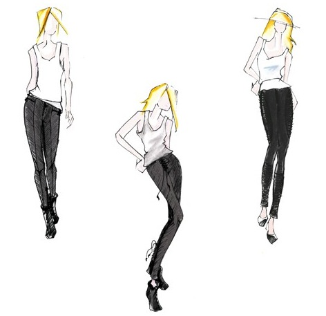 J Brand Designs David Bowie-Inspired Denim J Brand Designs David Bowie-Inspired Denim