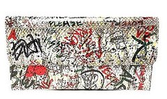 Carlos Falchi's Girl Graffitis His Bags 