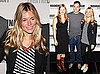 Sienna Miller Wears Striped Tank and Ivory Oxfords to Broadway