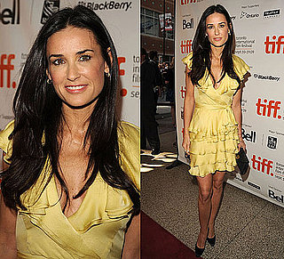 Photo of Demi Moore in Yellow Dress at 2009 Toronto Film Festival