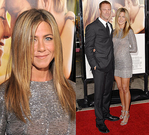 Photo of Jennifer Aniston Wearing Silver Valentino Dress at Love Happens Premiere in LA