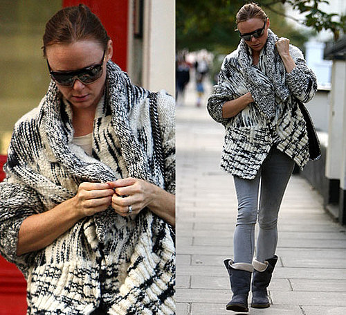 Photo of Stella McCartney in Zebra Print Cardigan in London 2009-09-29 11:00:22