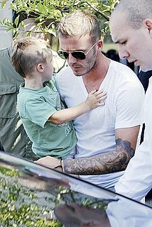 Photos of David and Cruz Beckham With Matching Haircuts