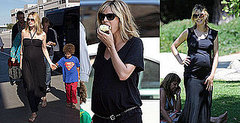 Pregnant Heidi Klum Talks About Not Wearing Maternity Clothes