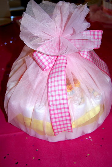 The Mini Diaper Cake for Sister