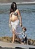 Photos of Camila Alves and Levi McConaughey at the Beach