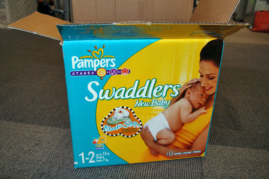 Perfect Diapers for Diaper Cakes