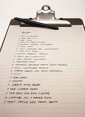 Relax Already: Make a List