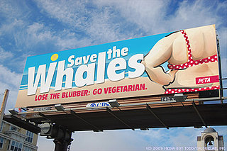 PETA Save the Whales Ad: On Target or Over the Line?