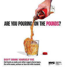 New York Department of Health New Ad Campaign: Don't Drink Yourself Fat New York Department of Health New Ad Campaign: Don't Drink Yourself Fat