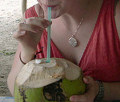 Treating Food Poisoning With Coconut Water