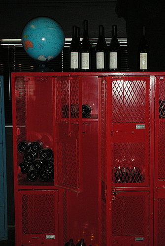 Cool Idea: Lockers as Wine Storage