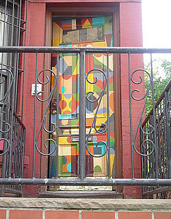 Cool Idea: A Mural-Coated Front Door