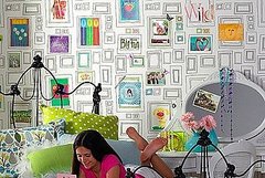 Steal of the Day: Graham & Brown Frames Wallpaper Steal of the Day: Graham & Brown Frames Wallpaper