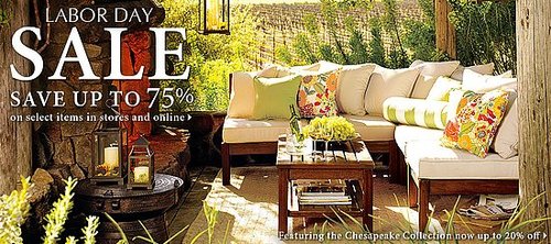 Sale Alert: Pottery Barn Labor Day Sale