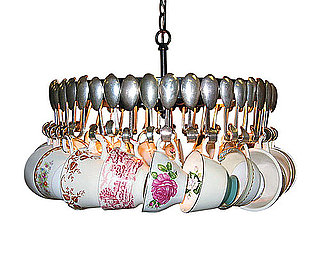 Love It or Hate It? Antique Spoon Chandelier With Tea Cups