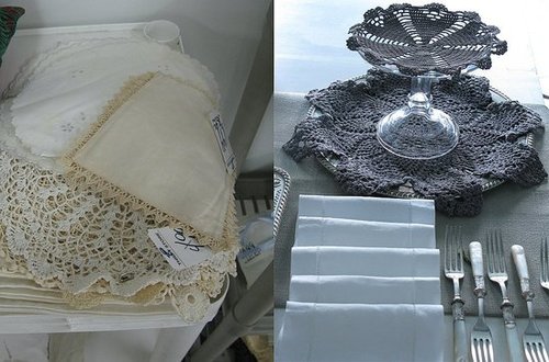 Cool Idea: Dyed Doilies