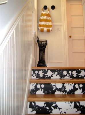 Wallpaper is a great alternative for adding pattern to staircases. Learn how to create this effect with ferm living. Wallpaper is a great alternative for adding pattern to staircases. Learn how to create this effect with ferm living.