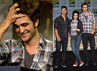 Photos of Robert Pattinson, Kristen Stewart and Taylor Lautner at New Moon Comic-Con Panel