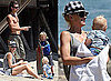Gwen Stefani and Gavin Rossdale On The Beach