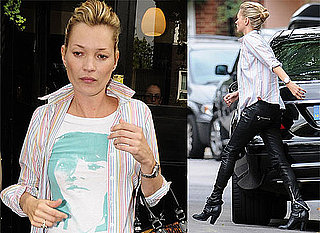 Gallery of Pictures of Kate Moss and Jamie Hince, Kate Moss in Leather Trousers, Kate Moss on Lila Grace's Karaoke Party Day,