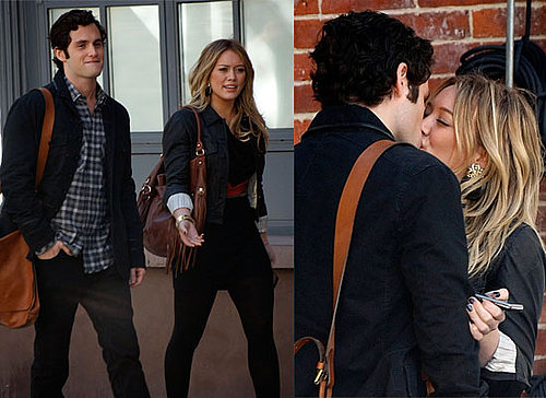 Gallery of Pictures of Hilary Duff and Penn Badgley Kissing on the Gossip Girl Set, Season 3 of Gossip Girl Starts Tonight ITV2