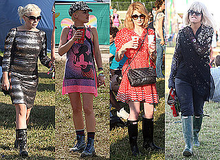 Photos of Lily Allen, Little Boots, Jaime Winstone, Nicola Roberts at Glastonbury 2009