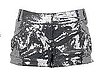 River Island Silver Sequin Shorts Hot Pants