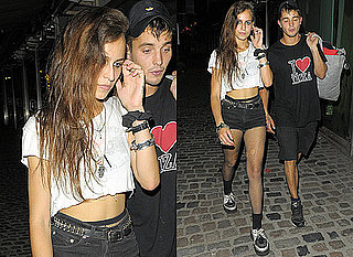 Photos of Alice Dellal in Crop Top Out in London