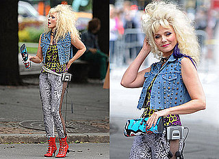 Photos from the set of Sex and the City 2, '80s Wardrobe