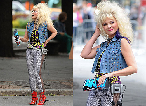 Photos from the set of Sex and the City 2, '80s Wardrobe