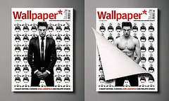 Karl Lagerfeld's Peelable Cover for Wallpaper Magazine October 2009 Karl Lagerfeld's Peelable Cover for Wallpaper Magazine October 2009